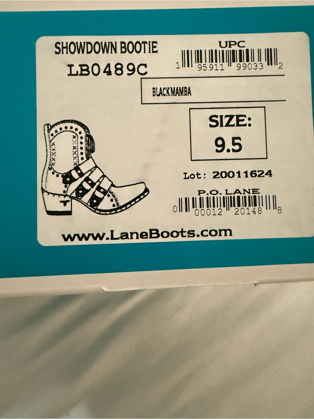Black SHOWDOWN BOOTIE Studded Western Ankle Boots - Picture 8 of 8